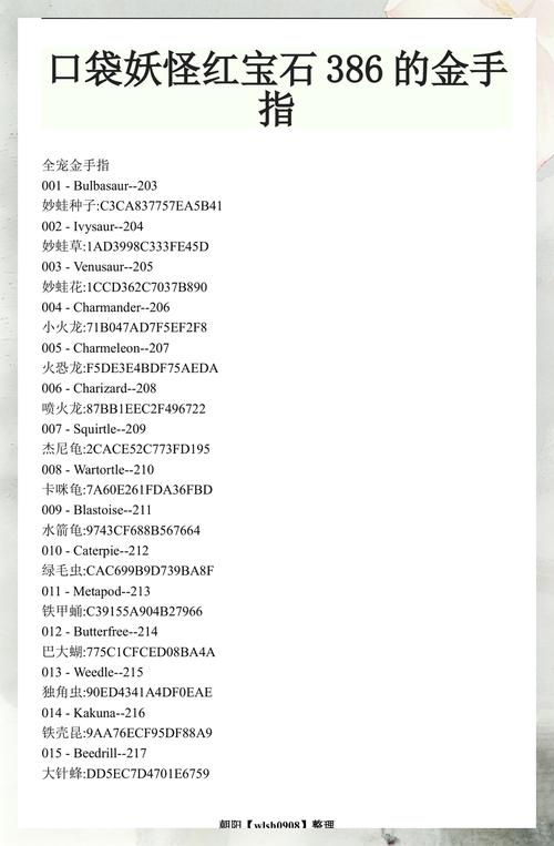 口袋妖怪绿宝石386金手指代码