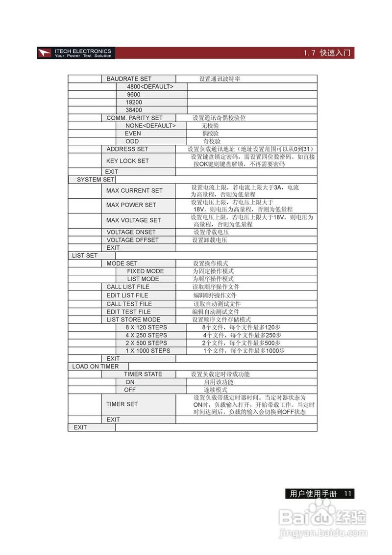 艾德克斯IT8512B电子负载说明书:[3]