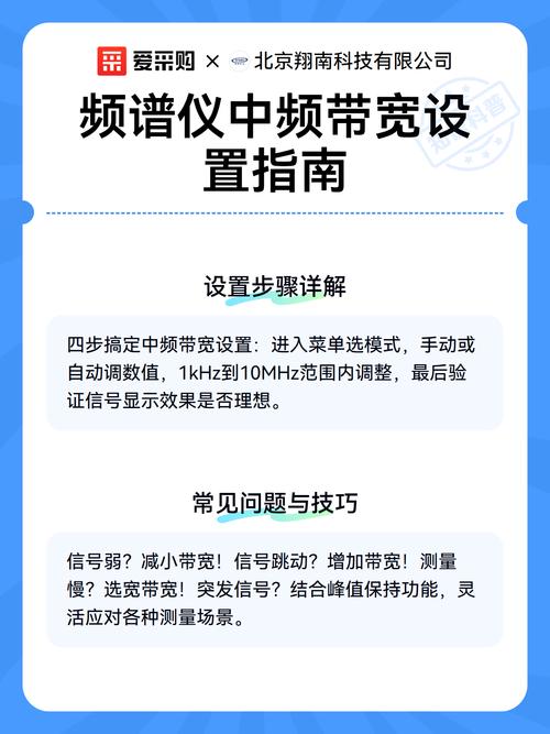 爱德万频谱/网络/光谱分析仪带宽选型