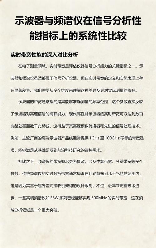 频谱仪与示波器有什么区