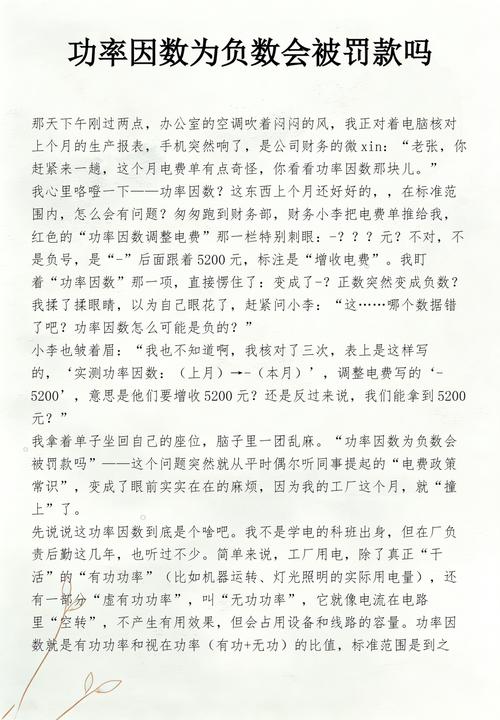 功率为负数表示什么
