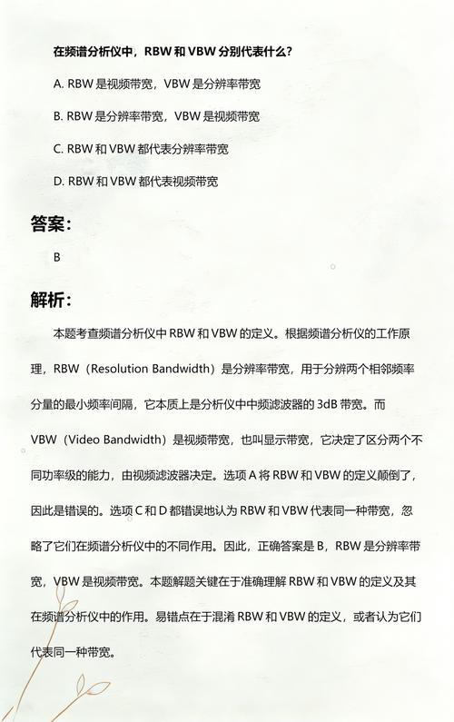 rbw和vbw分别的含义分别是什么?