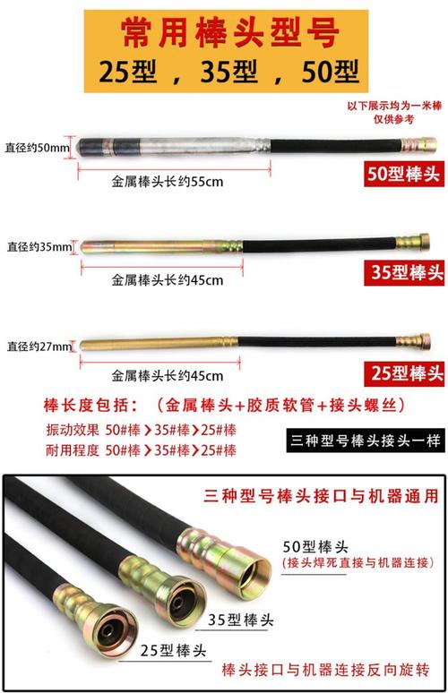 混凝土振动棒的规格及型号